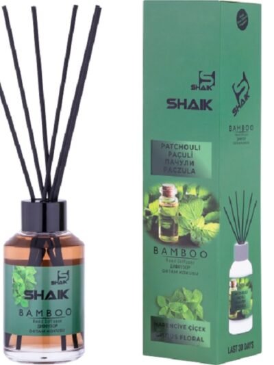 SHAIK namų kvapas su lazdelėmis PAČIULIAI 115 ml.