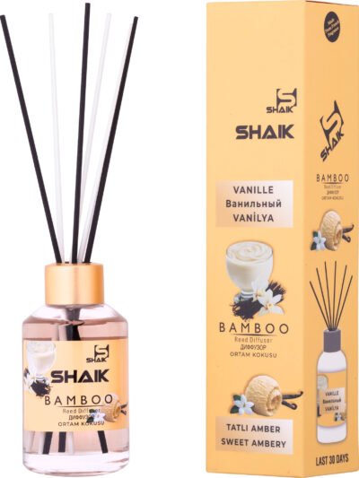 SHAIK namų kvapas su lazdelėmis VANILĖ 115 ml.