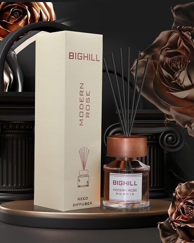 Namų kvapas su lazdelėmis  EYFEL BIGHILL MODERN ROSE 120 ml.