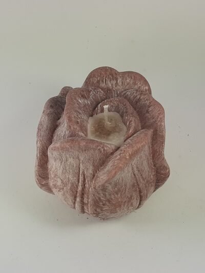 Palmių vaško žvakė GĖLĖ 12x13 cm RUSVA