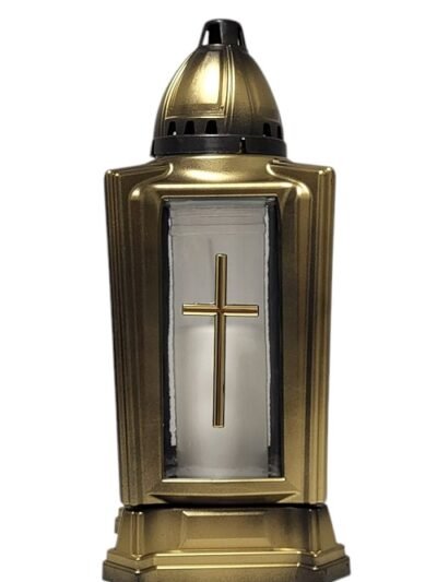 Žvakė į kapines K-29 auksinė 30 cm.