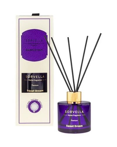 N-Namų kvapas su lazdelėmis  SORVELLA SWEET DREAMS 120 ml.