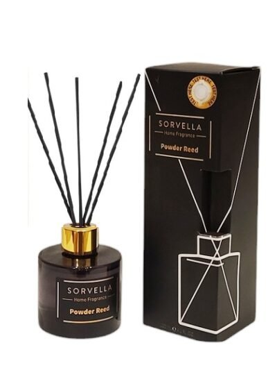 Namų kvapas su lazdelėmis SORVELLA POWDER REED 120 ml.