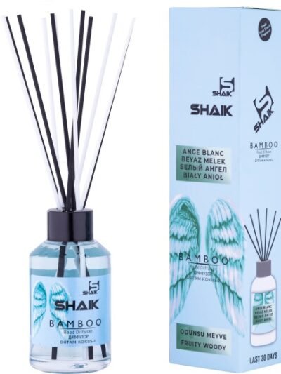 SHAIK namų kvapas su lazdelėmis BALTAS ANGELAS 115 ml.