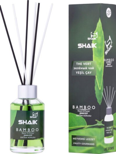 SHAIK namų kvapas su lazdelėmis ŽALIA ARBATA 115 ml.