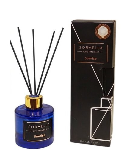 Namų kvapas su lazdelėmis SORVELLA SUNRISE 120 ml.