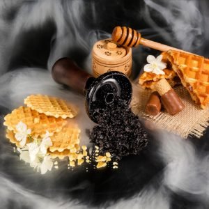 Sojų vaško kvapni žvakė  TABAKAS IR MEDUS