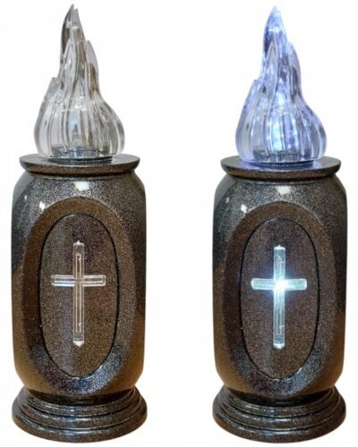 LED Įdėklas žvakėms į kapines  3 VASO b